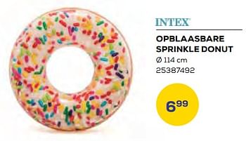Aanbiedingen Opblaasbare sprinkle donut - Intex - Geldig van 15/06/2023 tot 20/07/2023 bij Supra Bazar