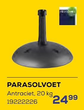 Aanbiedingen Parasolvoet - Helcosol - Geldig van 15/06/2023 tot 20/07/2023 bij Supra Bazar
