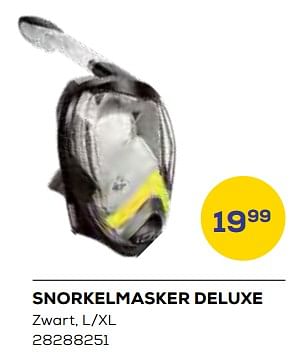 Aanbiedingen Snorkelmasker deluxe - Huismerk - Supra Bazar - Geldig van 15/06/2023 tot 20/07/2023 bij Supra Bazar