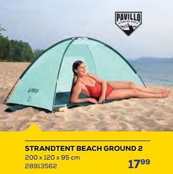 Aanbiedingen Strandtent beach ground 2 - Pavillo - Geldig van 15/06/2023 tot 20/07/2023 bij Supra Bazar