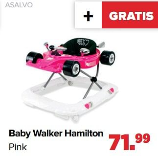 Aanbiedingen Asalvo baby walker hamilton pink - Asalvo - Geldig van 05/06/2023 tot 01/07/2023 bij Baby-Dump