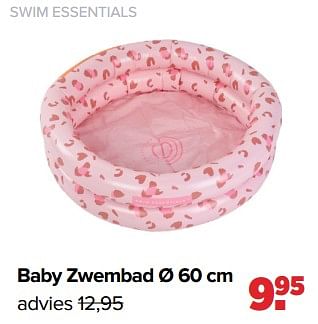 Aanbiedingen Swim essentials baby zwembad - Swim Essentials - Geldig van 05/06/2023 tot 01/07/2023 bij Baby-Dump