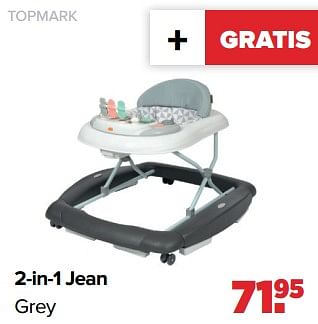 Aanbiedingen Topmark 2-in-1 jean grey - Topmark - Geldig van 05/06/2023 tot 01/07/2023 bij Baby-Dump