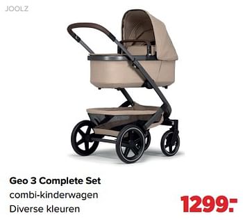 Aanbiedingen Joolz geo 3 complete set combi-kinderwagen - Joolz - Geldig van 05/06/2023 tot 01/07/2023 bij Baby-Dump