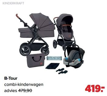 Aanbiedingen Kinderkraft b-tour combi-kinderwagen - Kinderkraft - Geldig van 05/06/2023 tot 01/07/2023 bij Baby-Dump