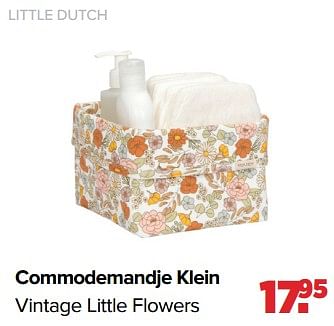 Aanbiedingen Little dutch commodemandje klein vintage little flowers - Little Dutch - Geldig van 05/06/2023 tot 01/07/2023 bij Baby-Dump