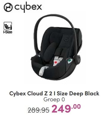 Aanbiedingen Cybex cloud z 2 i size deep black - Cybex - Geldig van 18/06/2023 tot 24/06/2023 bij Baby & Tiener Megastore