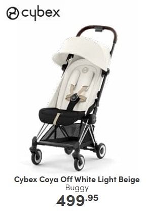 Aanbiedingen Cybex coya off white light beige buggy - Cybex - Geldig van 18/06/2023 tot 24/06/2023 bij Baby & Tiener Megastore