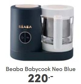 Aanbiedingen Beaba babycook neo blue - Beaba - Geldig van 18/06/2023 tot 24/06/2023 bij Baby & Tiener Megastore