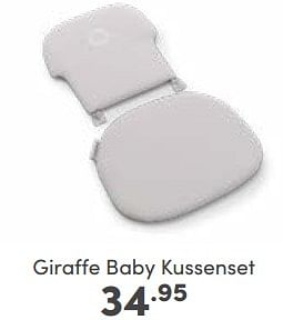 Aanbiedingen Giraffe baby kussenset - Bugaboo - Geldig van 18/06/2023 tot 24/06/2023 bij Baby & Tiener Megastore