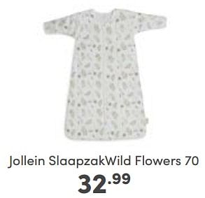 Aanbiedingen Jollein slaapzakwild flowers 70 - Jollein - Geldig van 18/06/2023 tot 24/06/2023 bij Baby & Tiener Megastore