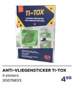 Aanbiedingen Anti-vliegensticker ti-tox - Ti-Tox - Geldig van 15/06/2023 tot 20/07/2023 bij Supra Bazar