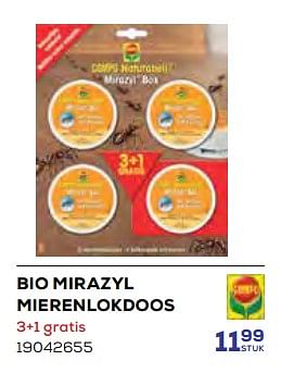 Aanbiedingen Bio mirazyl mierenlokdoos - Compo - Geldig van 15/06/2023 tot 20/07/2023 bij Supra Bazar