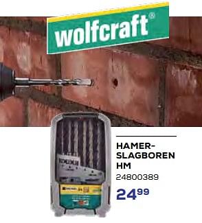 Aanbiedingen Hamerslagboren hm - Wolfcraft - Geldig van 15/06/2023 tot 20/07/2023 bij Supra Bazar