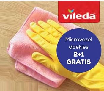 Aanbiedingen Microvezel doekjes 2+1 gratis - Vileda - Geldig van 15/06/2023 tot 20/07/2023 bij Supra Bazar