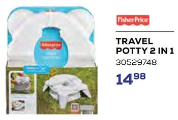 Aanbiedingen Travel potty 2 in 1 - Fisher-Price - Geldig van 15/06/2023 tot 20/07/2023 bij Supra Bazar