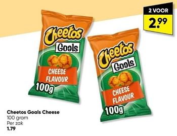 Aanbiedingen Cheetos goals cheese - Cheetos  - Geldig van 19/06/2023 tot 02/07/2023 bij Big Bazar