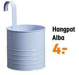 Aanbiedingen Hangpot alba - Huismerk - Kwantum - Geldig van 22/06/2023 tot 25/06/2023 bij Kwantum