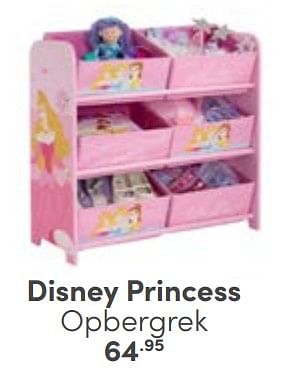 Aanbiedingen Disney princess opbergrek - Disney - Geldig van 25/06/2023 tot 08/07/2023 bij Baby & Tiener Megastore