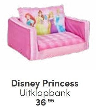 Aanbiedingen Disney princess uitklapbank - Disney - Geldig van 25/06/2023 tot 08/07/2023 bij Baby & Tiener Megastore