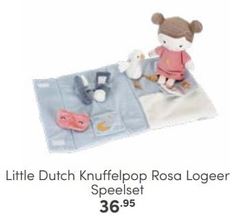 Aanbiedingen Little dutch knuffelpop rosa logeer speelset - Little Dutch - Geldig van 25/06/2023 tot 08/07/2023 bij Baby & Tiener Megastore