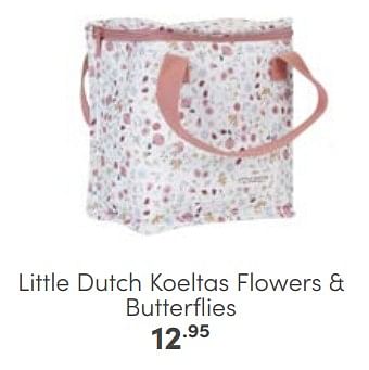 Aanbiedingen Little dutch koeltas flowers + butterflies - Little Dutch - Geldig van 25/06/2023 tot 08/07/2023 bij Baby & Tiener Megastore