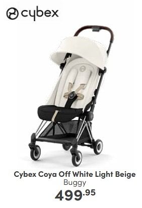 Aanbiedingen Cybex coya off white light beige buggy - Cybex - Geldig van 25/06/2023 tot 01/07/2023 bij Baby & Tiener Megastore