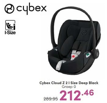 Aanbiedingen Cybex cloud z 2 i size deep black - Cybex - Geldig van 25/06/2023 tot 01/07/2023 bij Baby & Tiener Megastore