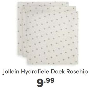 Aanbiedingen Jollein hydrofiele doek rosehip - Jollein - Geldig van 25/06/2023 tot 01/07/2023 bij Baby & Tiener Megastore