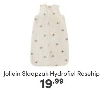 Aanbiedingen Jollein slaapzak hydrofiel rosehip - Jollein - Geldig van 25/06/2023 tot 01/07/2023 bij Baby & Tiener Megastore