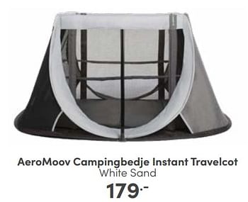 Aanbiedingen Aeromoov campingbedje instant travelcot white sand - Aeromoov - Geldig van 25/06/2023 tot 01/07/2023 bij Baby & Tiener Megastore