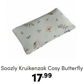 Aanbiedingen Soozly kruikenzak cosy butterfly - Soozly - Geldig van 25/06/2023 tot 01/07/2023 bij Baby & Tiener Megastore