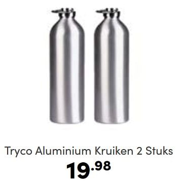 Aanbiedingen Tryco aluminium kruiken - Tryco - Geldig van 25/06/2023 tot 01/07/2023 bij Baby & Tiener Megastore