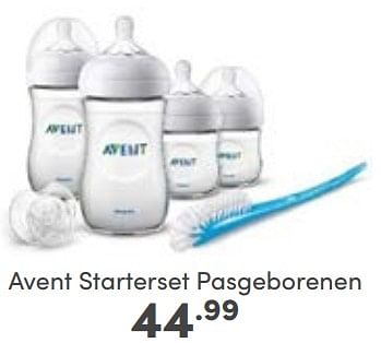 Aanbiedingen Avent starterset pasgeborenen - Philips - Geldig van 25/06/2023 tot 01/07/2023 bij Baby & Tiener Megastore