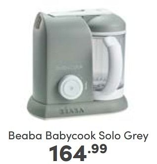 Aanbiedingen Beaba babycook solo grey - Beaba - Geldig van 25/06/2023 tot 01/07/2023 bij Baby & Tiener Megastore
