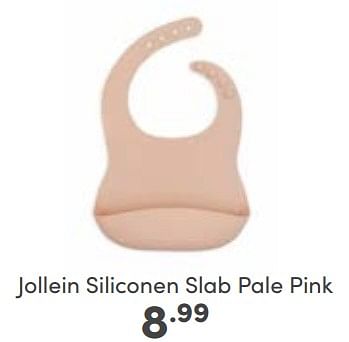 Aanbiedingen Jollein siliconen slab pale pink - Jollein - Geldig van 25/06/2023 tot 01/07/2023 bij Baby & Tiener Megastore