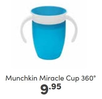 Aanbiedingen Munchkin miracle cup 360° - Munchkin - Geldig van 25/06/2023 tot 01/07/2023 bij Baby & Tiener Megastore