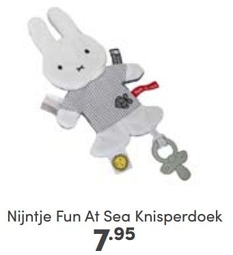 Aanbiedingen Nijntje fun at sea knisperdoek - Nijntje - Geldig van 25/06/2023 tot 01/07/2023 bij Baby & Tiener Megastore