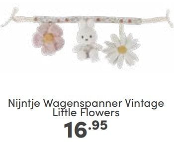 Aanbiedingen Nijntje wagenspanner vintage little flowers - Nijntje - Geldig van 25/06/2023 tot 01/07/2023 bij Baby & Tiener Megastore