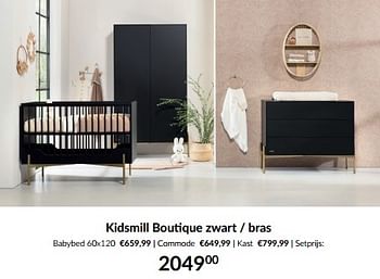 Aanbiedingen Kidsmill boutique zwart - bras - Kidsmill - Geldig van 20/06/2023 tot 17/07/2023 bij Babypark