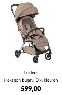 Aanbiedingen Leclerc hexagon buggy - Leclerc - Geldig van 20/06/2023 tot 17/07/2023 bij Babypark