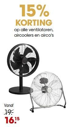 Aanbiedingen Alle ventilatoren, aircoolers en airco`s - Huismerk - Kwantum - Geldig van 31/07/2023 tot 16/08/2023 bij Kwantum