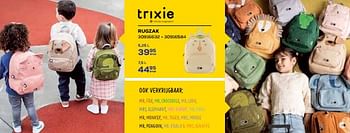 Aanbiedingen Rugzak - Trixie - Geldig van 01/08/2023 tot 13/09/2023 bij Supra Bazar