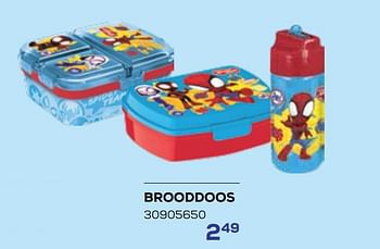 Aanbiedingen Brooddoos - Spider-man - Geldig van 01/08/2023 tot 13/09/2023 bij Supra Bazar