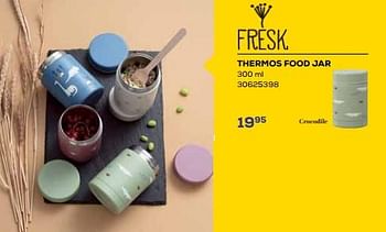 Aanbiedingen Thermos food jar - Fresk - Geldig van 01/08/2023 tot 13/09/2023 bij Supra Bazar