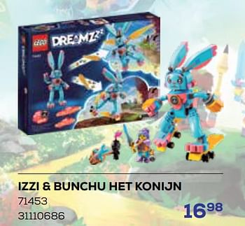 Aanbiedingen Izzi + bunchu het konijn 71453 - Lego - Geldig van 01/08/2023 tot 13/09/2023 bij Supra Bazar