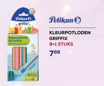Aanbiedingen Kleurpotloden griffix - Pelikan - Geldig van 01/08/2023 tot 13/09/2023 bij Supra Bazar