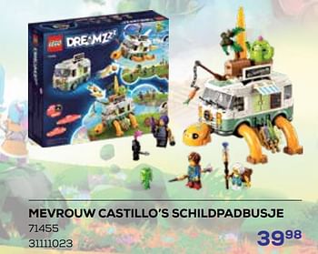 Aanbiedingen Mevrouw castillo’s schildpadbusje 71455 - Lego - Geldig van 01/08/2023 tot 13/09/2023 bij Supra Bazar