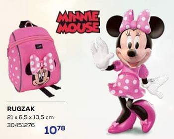 Aanbiedingen Rugzak - Minnie Mouse - Geldig van 01/08/2023 tot 13/09/2023 bij Supra Bazar