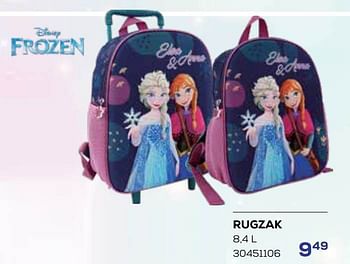 Aanbiedingen Rugzak - Disney  Frozen - Geldig van 01/08/2023 tot 13/09/2023 bij Supra Bazar